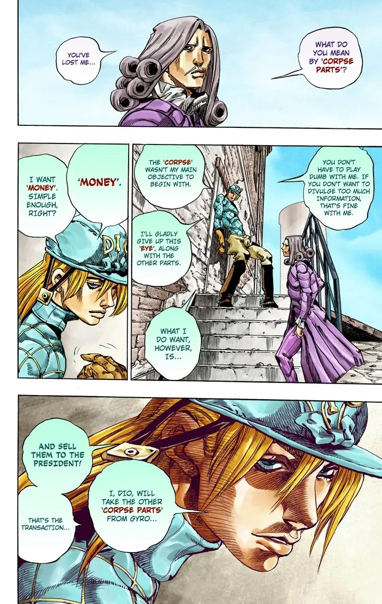 JoJo's Bizarre Adventure Steel Ball Run Colored Manga, chapter 40, page 38