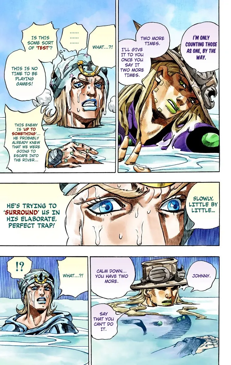 JoJo's Bizarre Adventure Steel Ball Run Colored Manga, chapter 43, page 19
