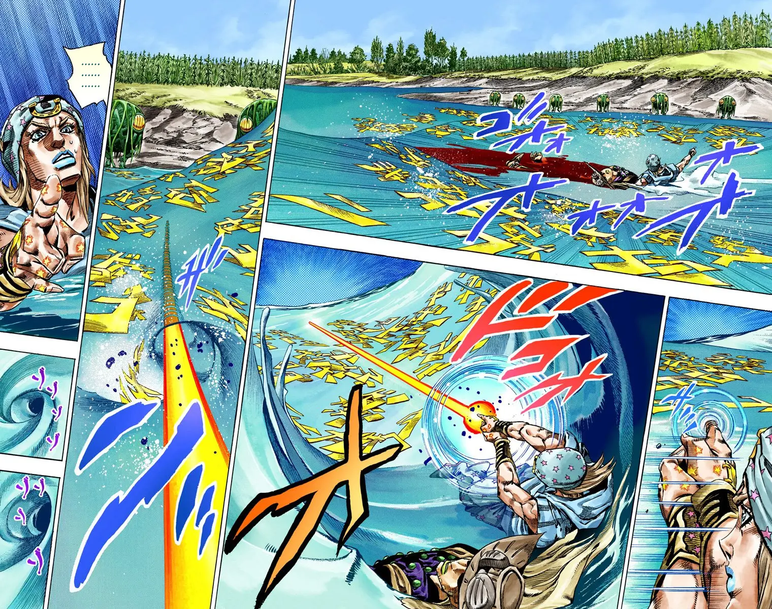 JoJo's Bizarre Adventure Steel Ball Run Colored Manga, chapter 44, page 4