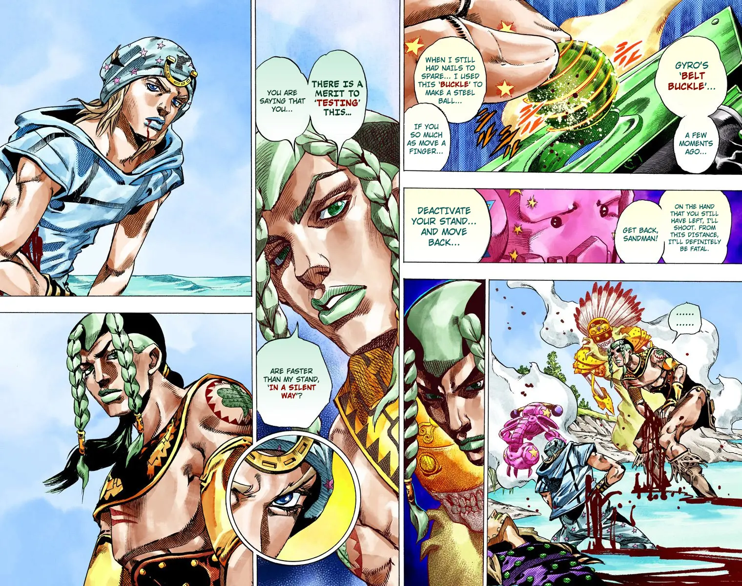 JoJo's Bizarre Adventure Steel Ball Run Colored Manga, chapter 44, page 39