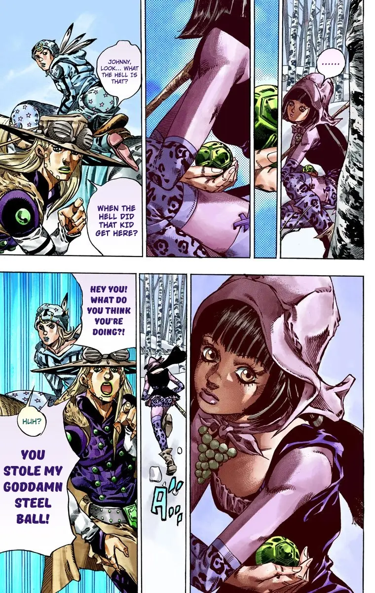 JoJo's Bizarre Adventure Steel Ball Run Colored Manga, chapter 45, page 21