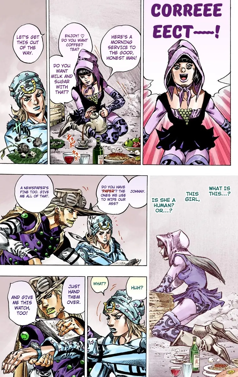 JoJo's Bizarre Adventure Steel Ball Run Colored Manga, chapter 45, page 44