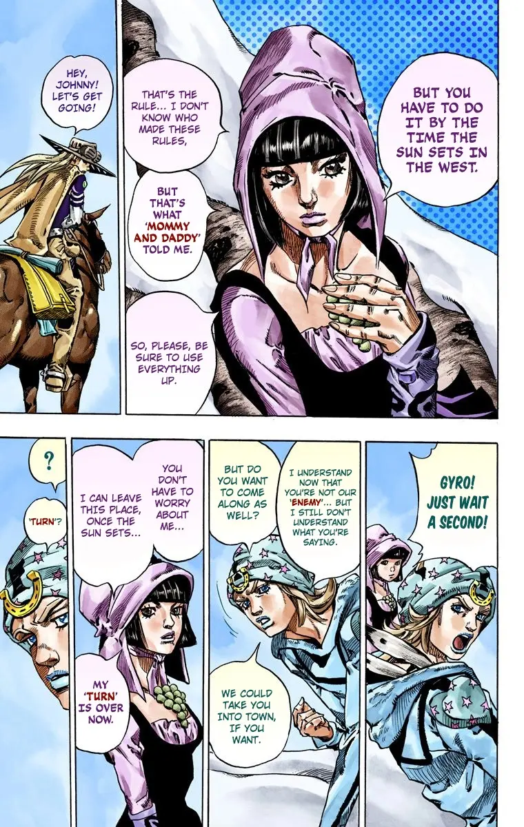 JoJo's Bizarre Adventure Steel Ball Run Colored Manga, chapter 45, page 54