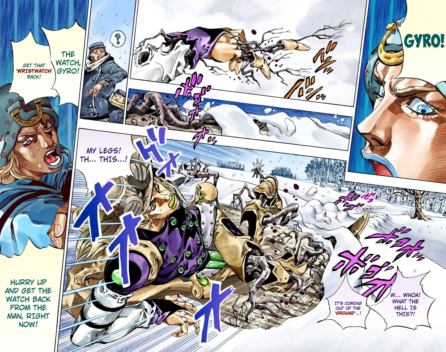 JoJo's Bizarre Adventure Steel Ball Run Colored Manga, chapter 46, page 11
