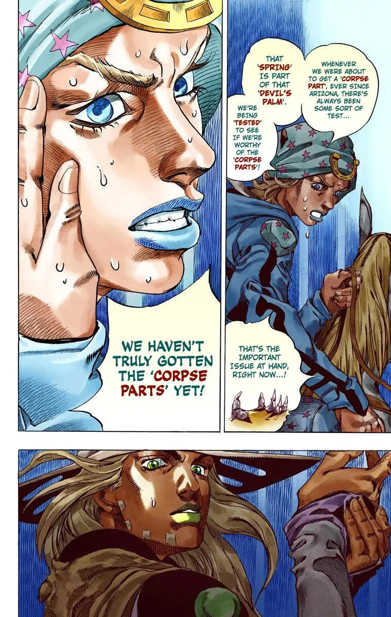 JoJo's Bizarre Adventure Steel Ball Run Colored Manga, chapter 46, page 17