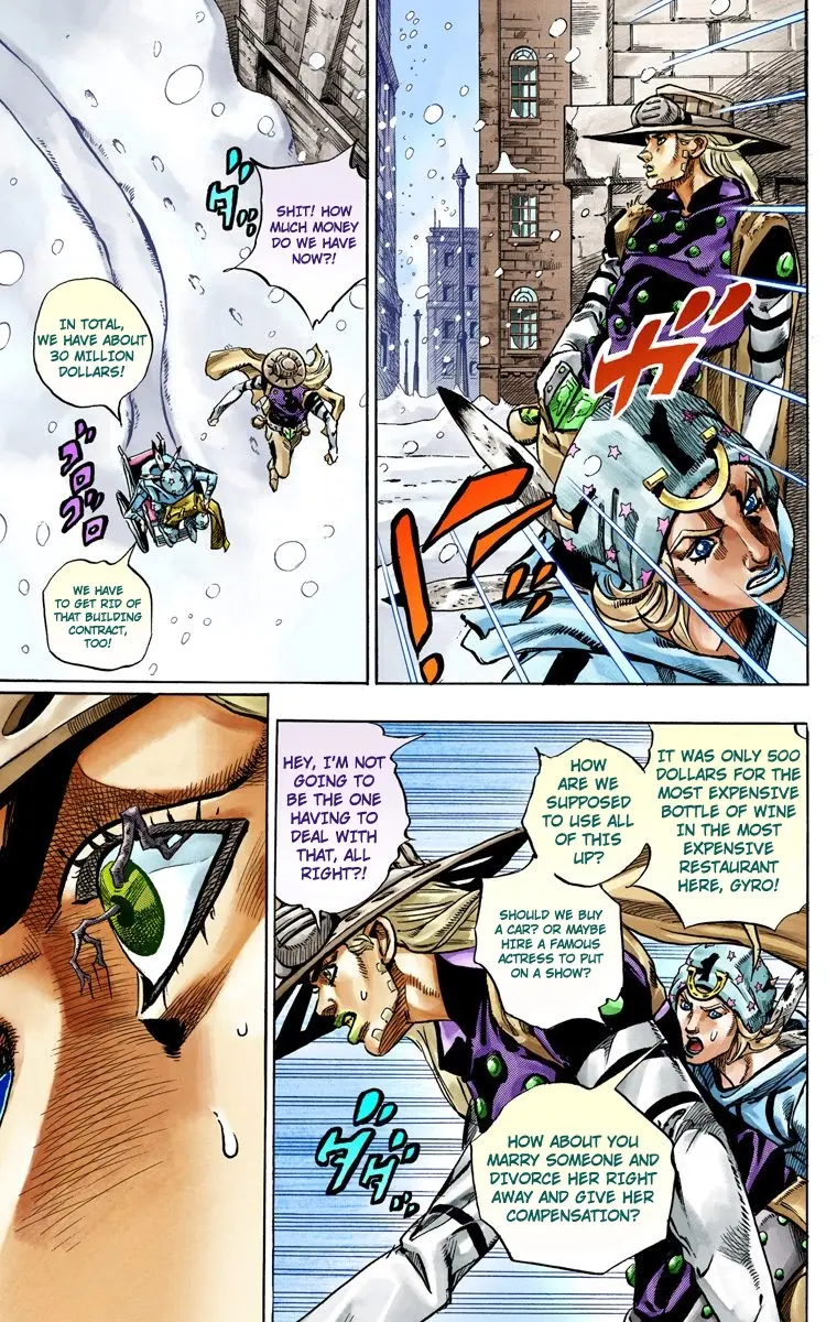 JoJo's Bizarre Adventure Steel Ball Run Colored Manga, chapter 46, page 29