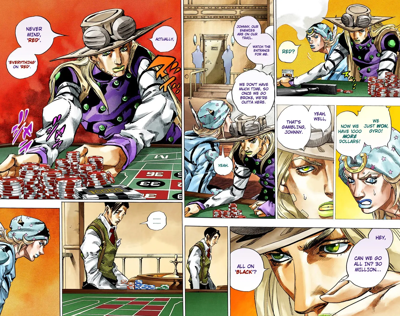 JoJo's Bizarre Adventure Steel Ball Run Colored Manga, chapter 46, page 33
