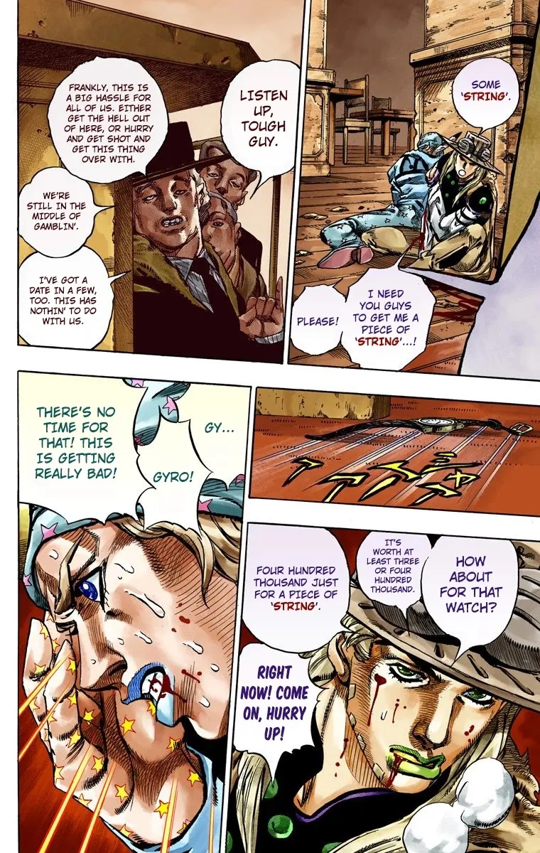 JoJo's Bizarre Adventure Steel Ball Run Colored Manga, chapter 47, page 18
