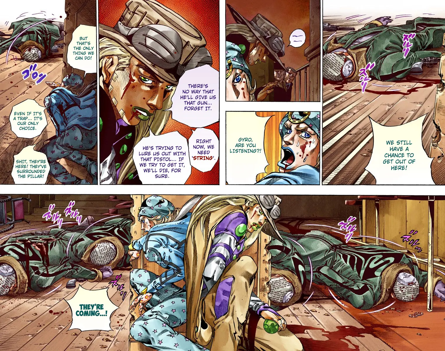 JoJo's Bizarre Adventure Steel Ball Run Colored Manga, chapter 47, page 22
