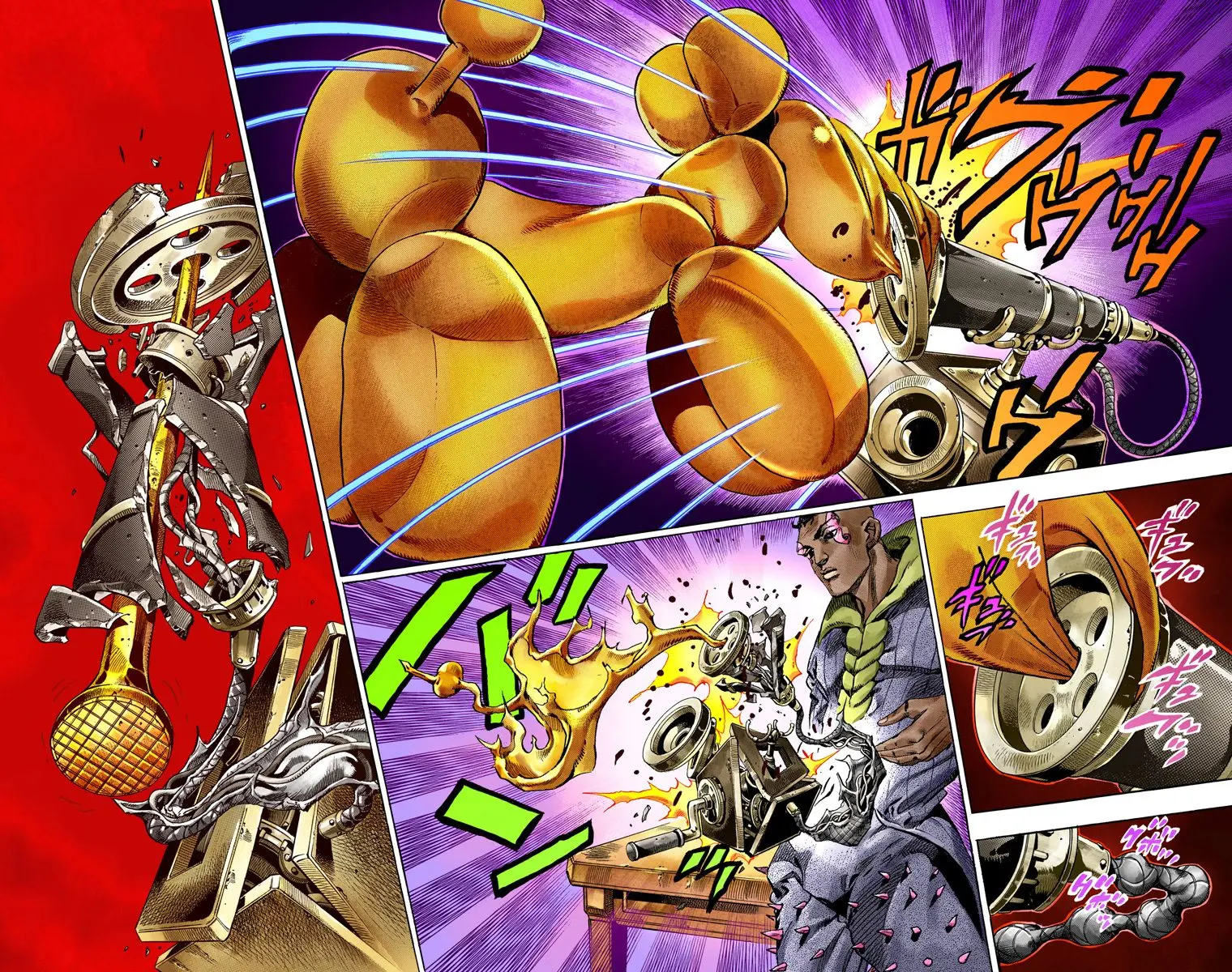 JoJo's Bizarre Adventure Steel Ball Run Colored Manga, chapter 48, page 36