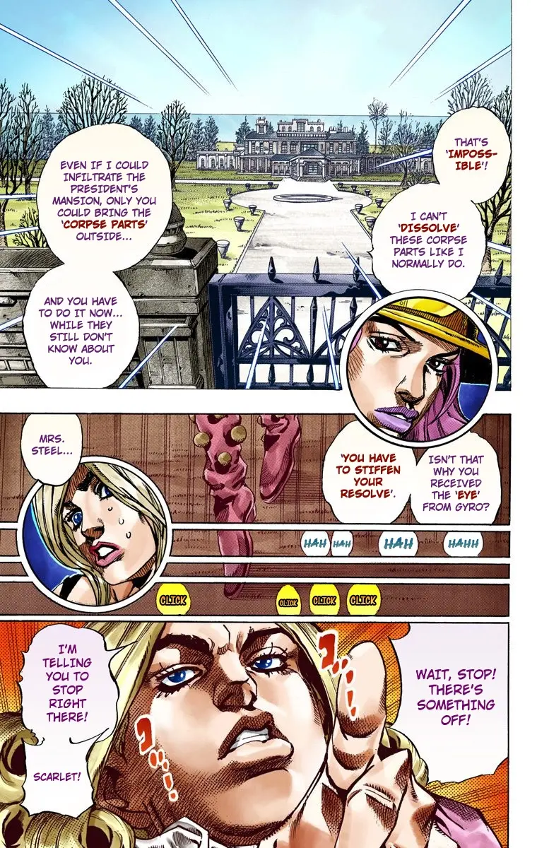 JoJo's Bizarre Adventure Steel Ball Run Colored Manga, chapter 49, page 33
