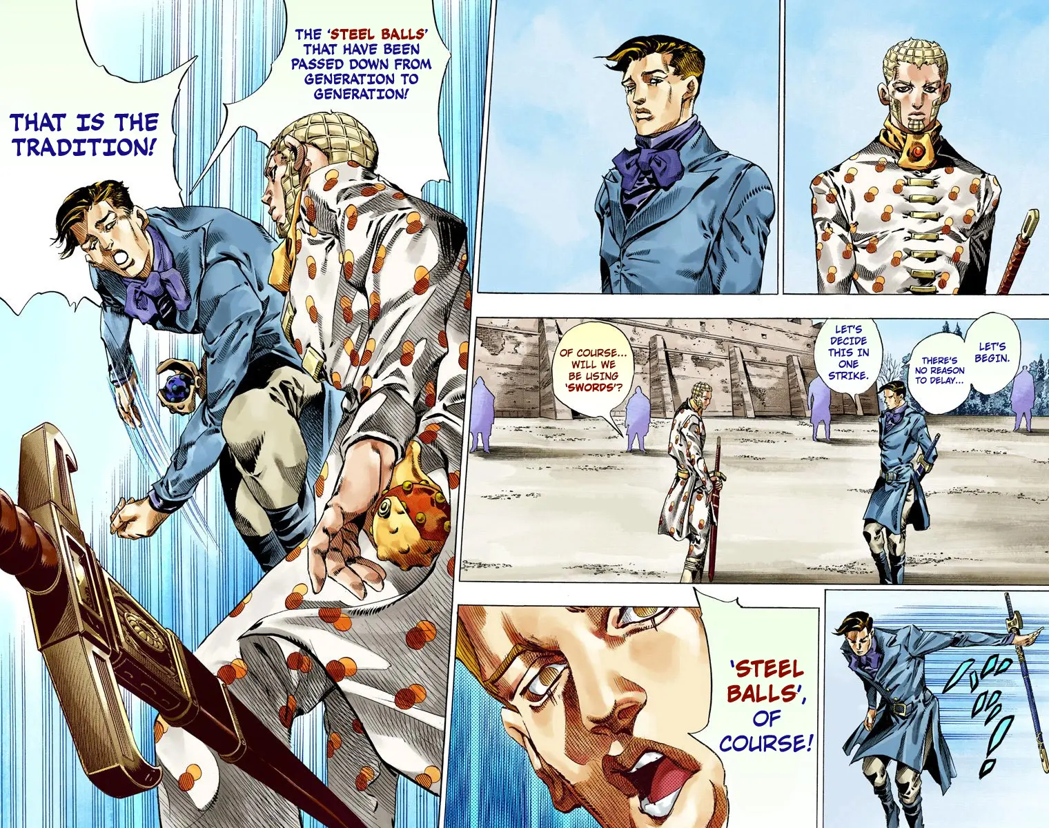 JoJo's Bizarre Adventure Steel Ball Run Colored Manga, chapter 51, page 15