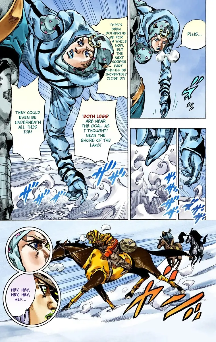 JoJo's Bizarre Adventure Steel Ball Run Colored Manga, chapter 51, page 34