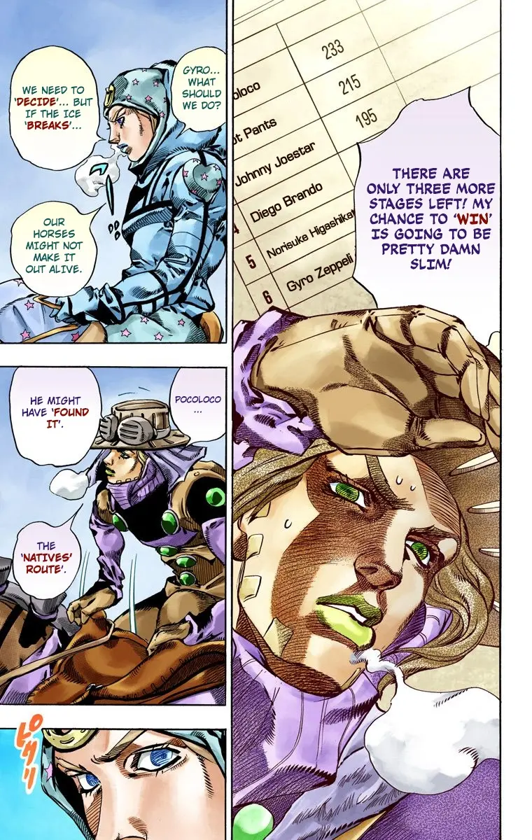 JoJo's Bizarre Adventure Steel Ball Run Colored Manga, chapter 51, page 36