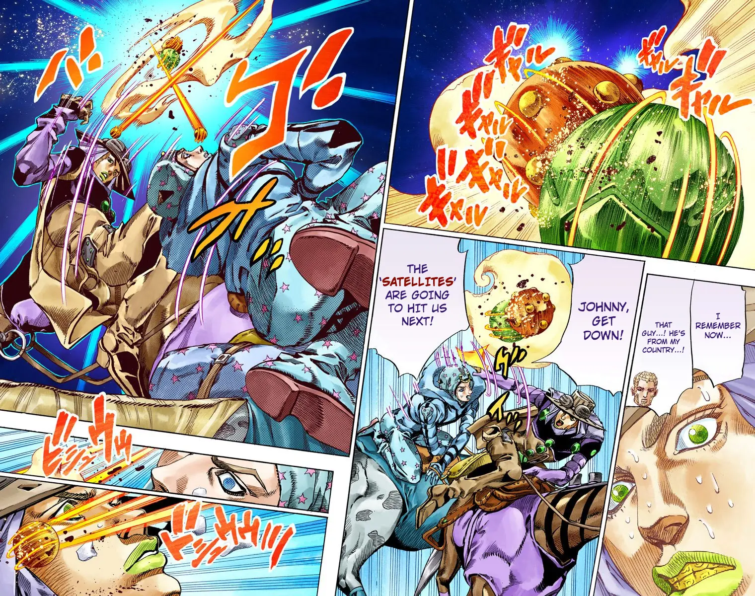 JoJo's Bizarre Adventure Steel Ball Run Colored Manga, chapter 51, page 45