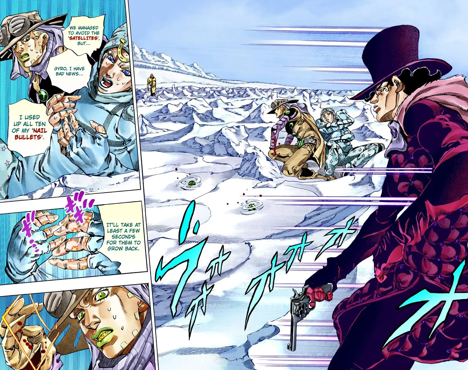 JoJo's Bizarre Adventure Steel Ball Run Colored Manga, chapter 53, page 14