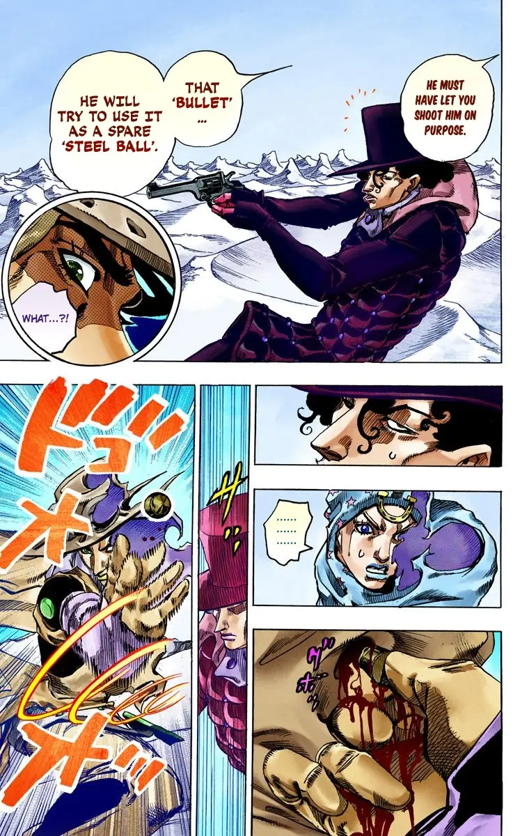 JoJo's Bizarre Adventure Steel Ball Run Colored Manga, chapter 53, page 28