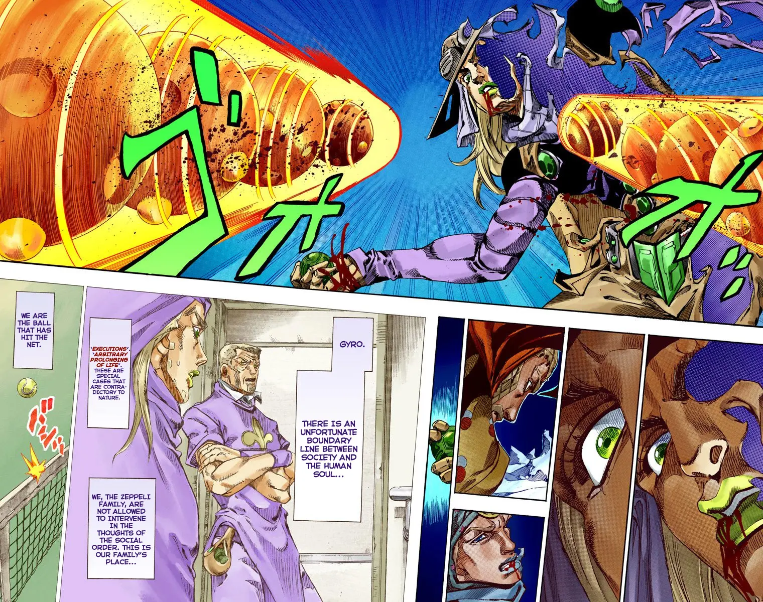 JoJo's Bizarre Adventure Steel Ball Run Colored Manga, chapter 54, page 27