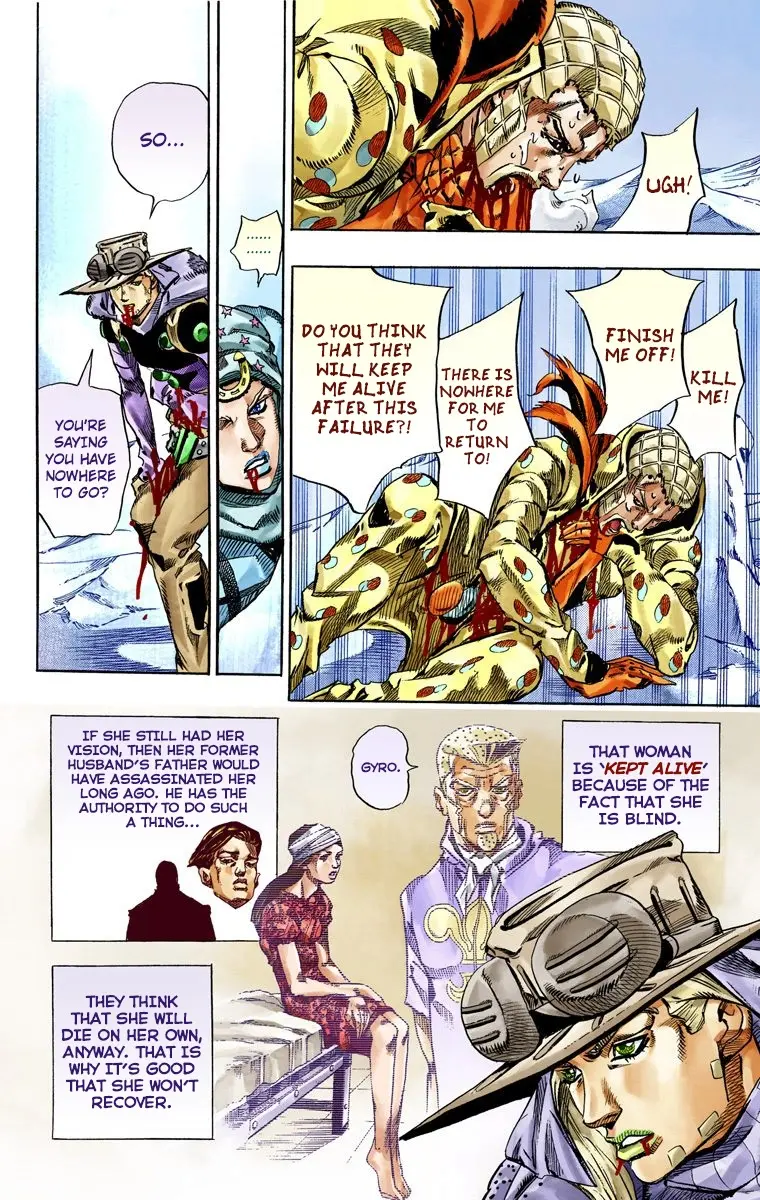 JoJo's Bizarre Adventure Steel Ball Run Colored Manga, chapter 54, page 39