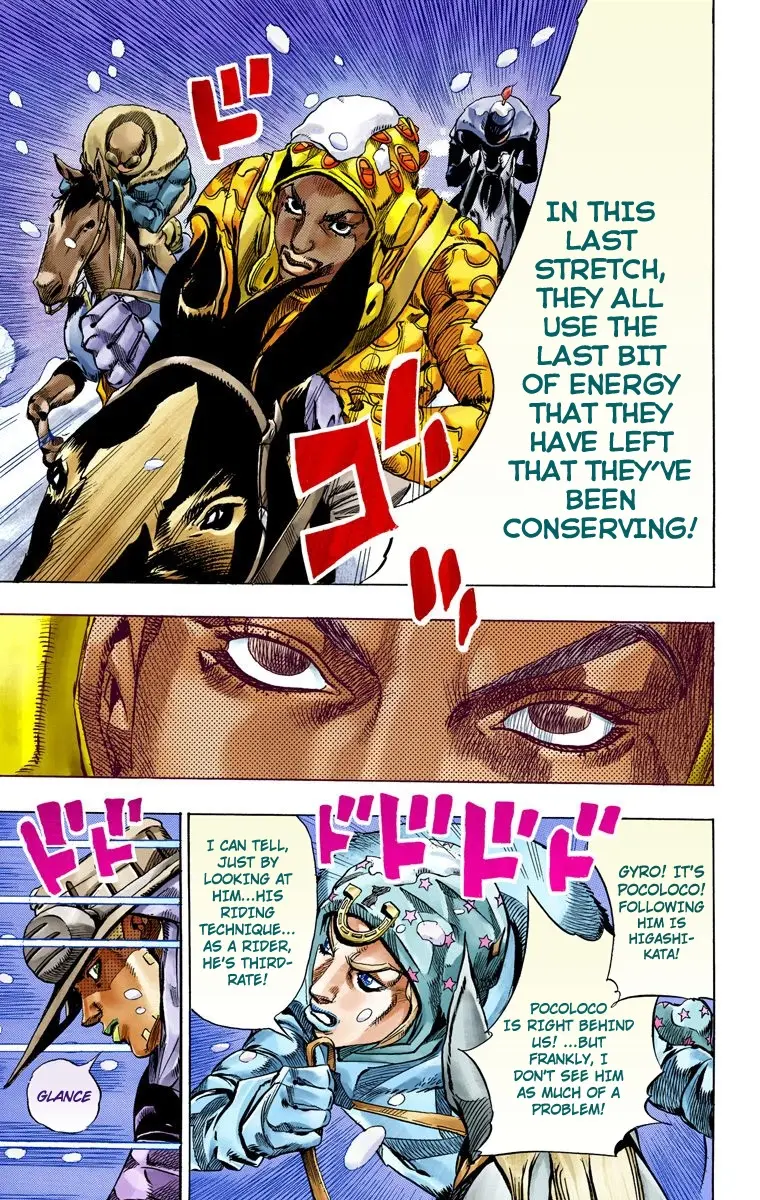 JoJo's Bizarre Adventure Steel Ball Run Colored Manga, chapter 55, page 11