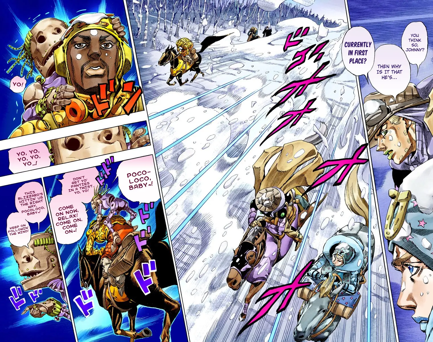 JoJo's Bizarre Adventure Steel Ball Run Colored Manga, chapter 55, page 12
