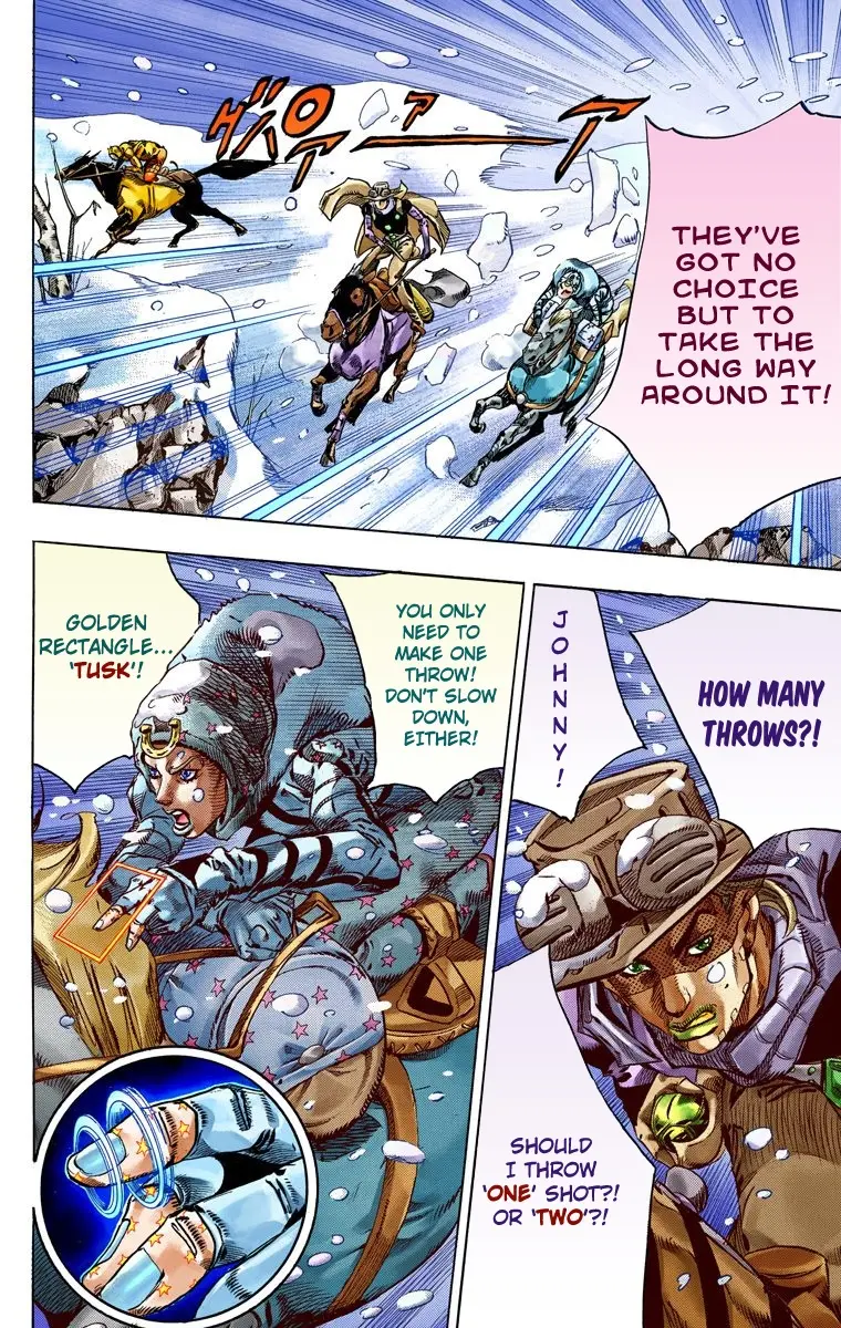 JoJo's Bizarre Adventure Steel Ball Run Colored Manga, chapter 55, page 17