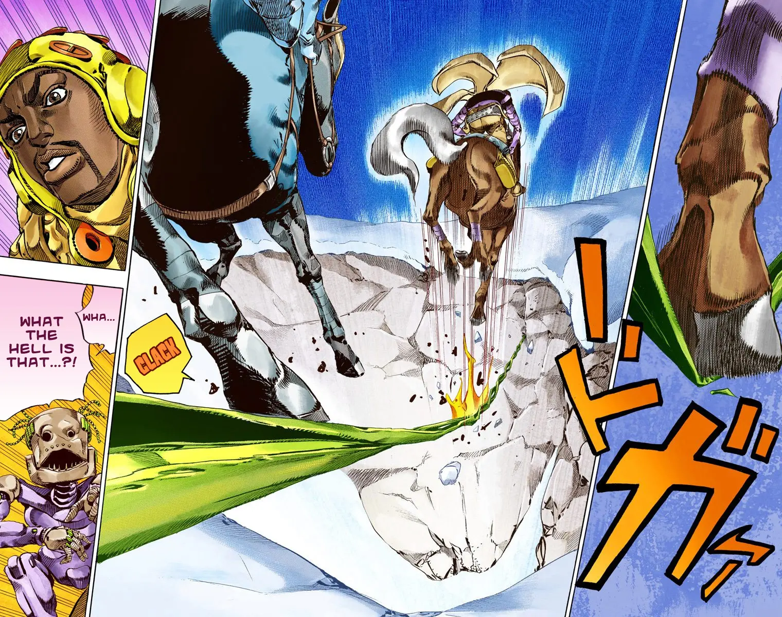 JoJo's Bizarre Adventure Steel Ball Run Colored Manga, chapter 55, page 22