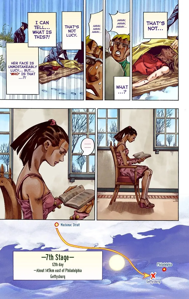 JoJo's Bizarre Adventure Steel Ball Run Colored Manga, chapter 56, page 7