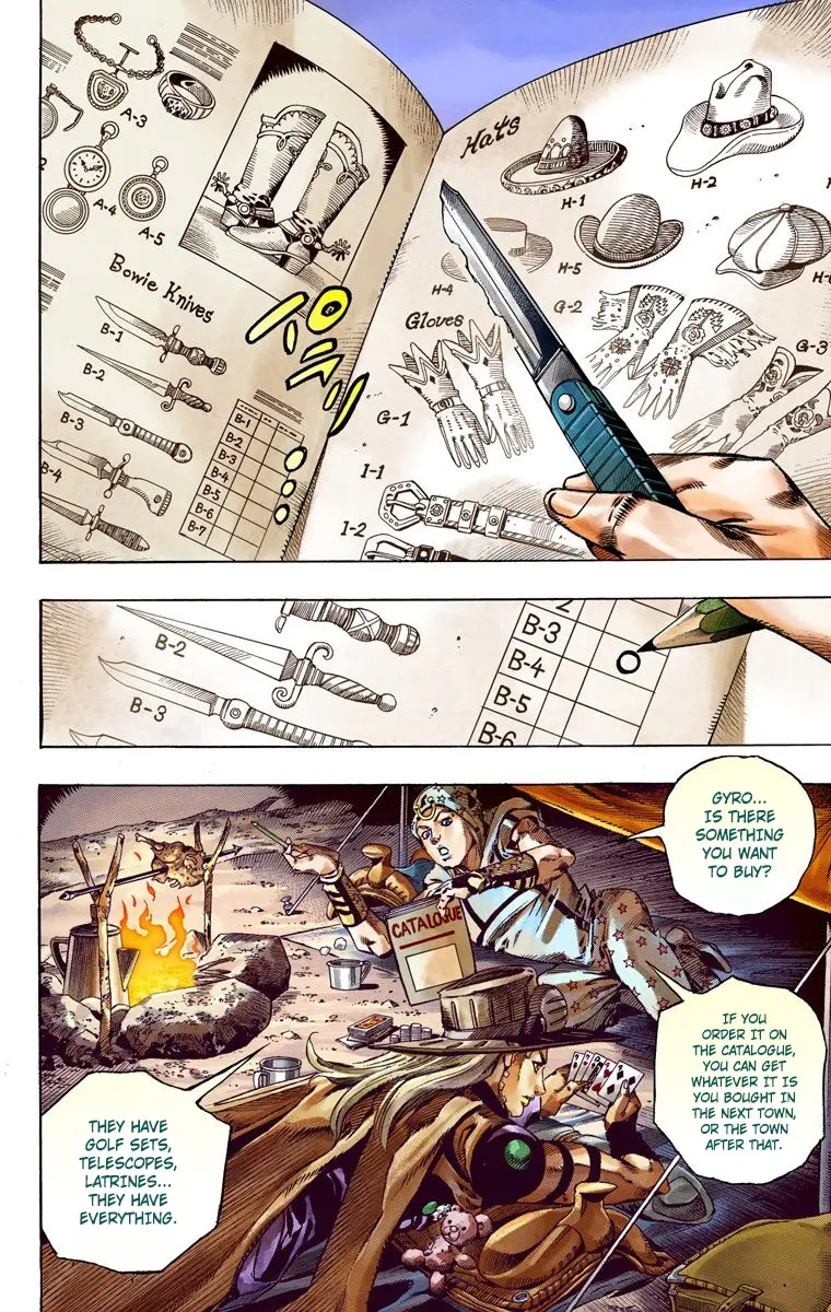JoJo's Bizarre Adventure Steel Ball Run Colored Manga, chapter 56, page 8
