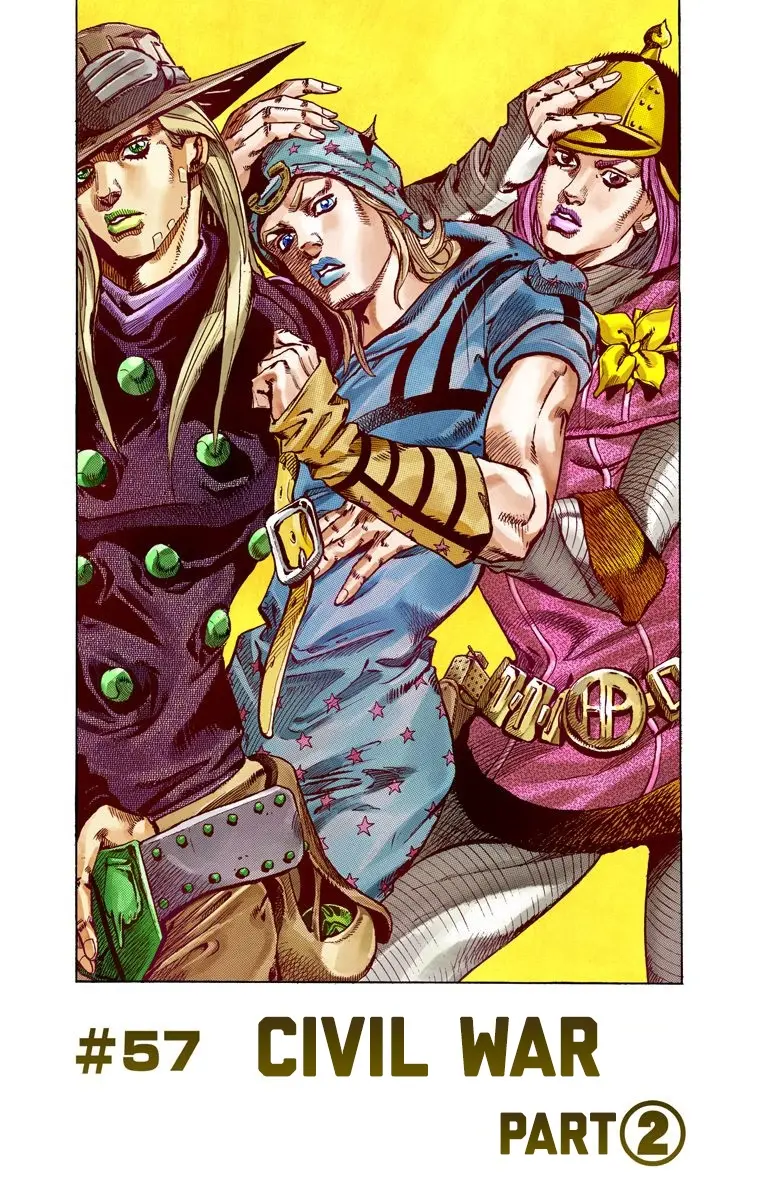 JoJo's Bizarre Adventure Steel Ball Run Colored Manga, chapter 57, page 2
