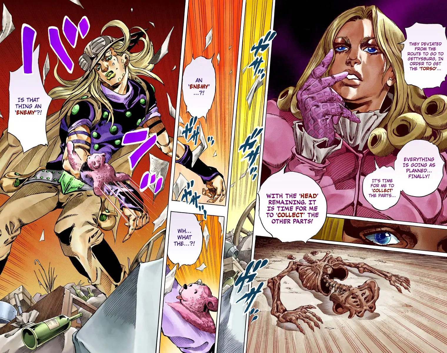 JoJo's Bizarre Adventure Steel Ball Run Colored Manga, chapter 57, page 7