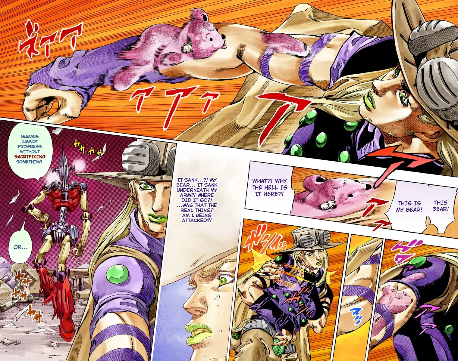JoJo's Bizarre Adventure Steel Ball Run Colored Manga, chapter 57, page 8