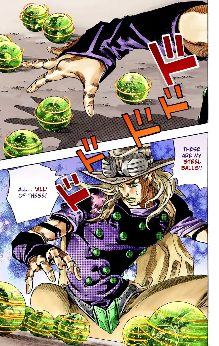 JoJo's Bizarre Adventure Steel Ball Run Colored Manga, chapter 57, page 28