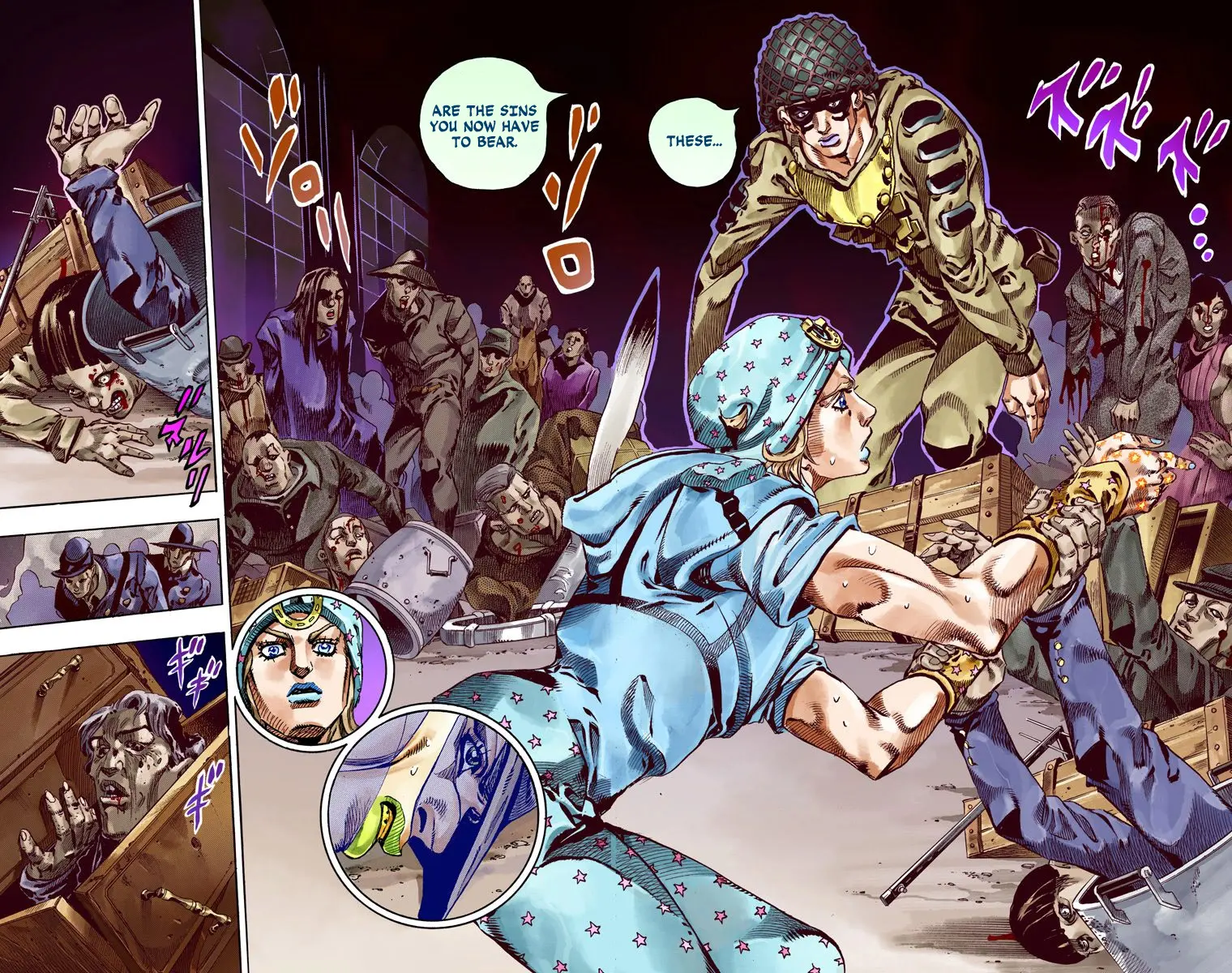JoJo's Bizarre Adventure Steel Ball Run Colored Manga, chapter 58, page 35