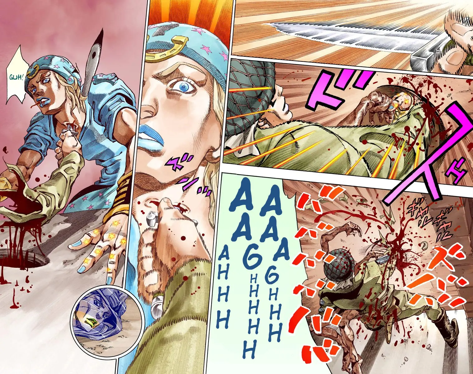JoJo's Bizarre Adventure Steel Ball Run Colored Manga, chapter 59, page 39