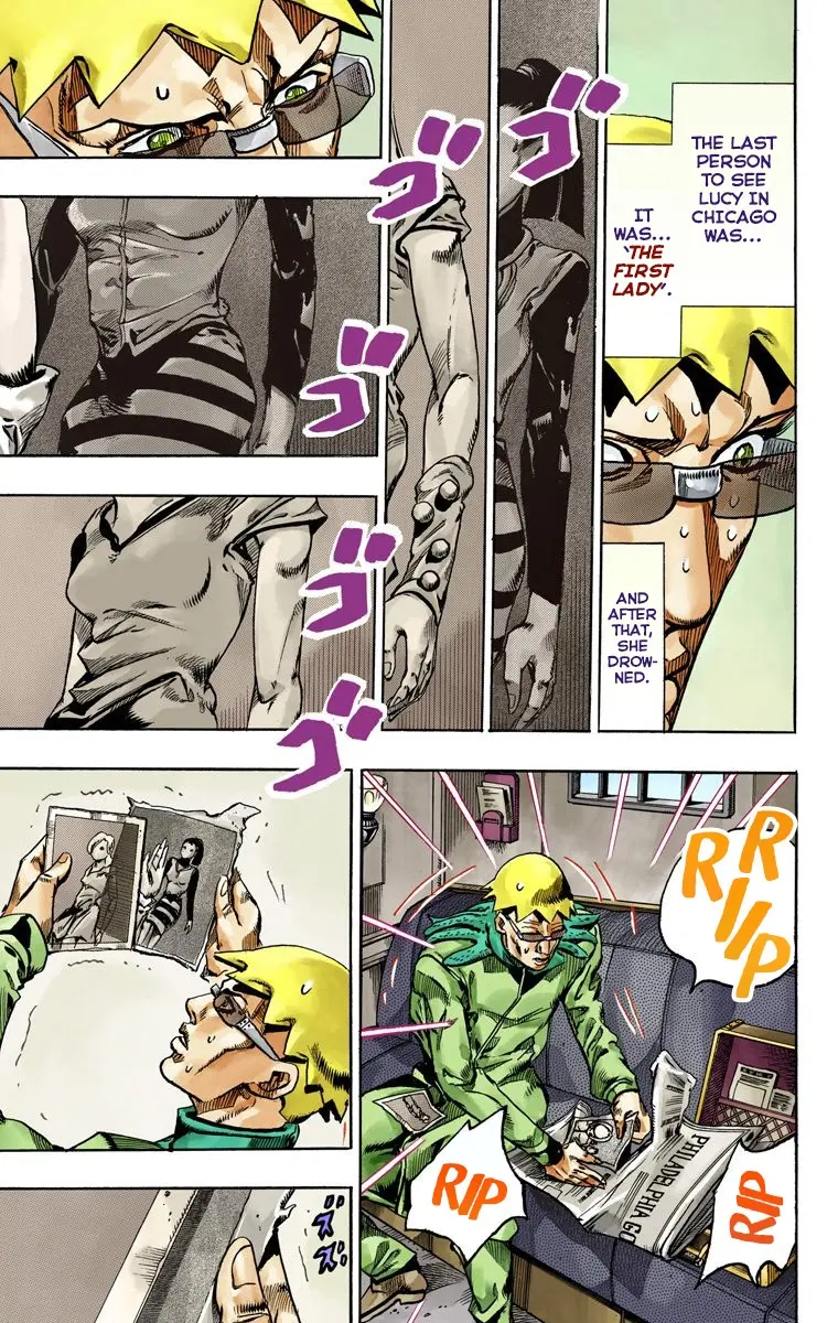 JoJo's Bizarre Adventure Steel Ball Run Colored Manga, chapter 60, page 16