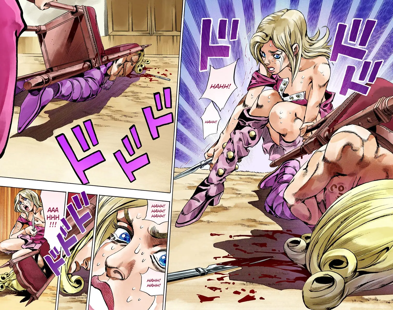 JoJo's Bizarre Adventure Steel Ball Run Colored Manga, chapter 61, page 51