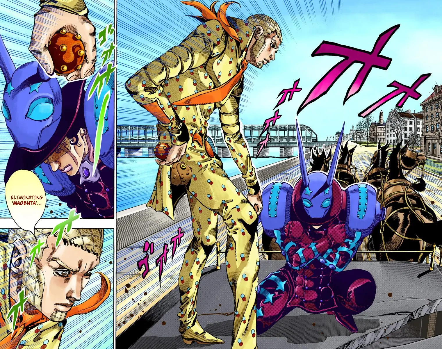 JoJo's Bizarre Adventure Steel Ball Run Colored Manga, chapter 62, page 32
