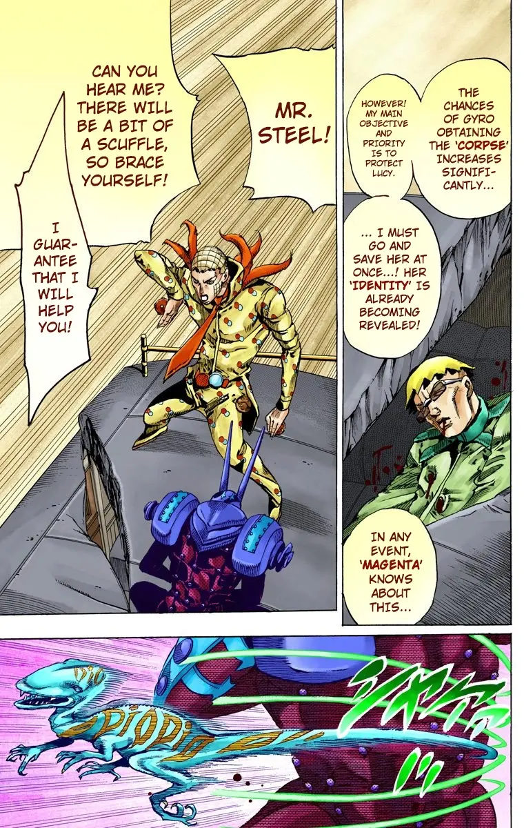 JoJo's Bizarre Adventure Steel Ball Run Colored Manga, chapter 62, page 34