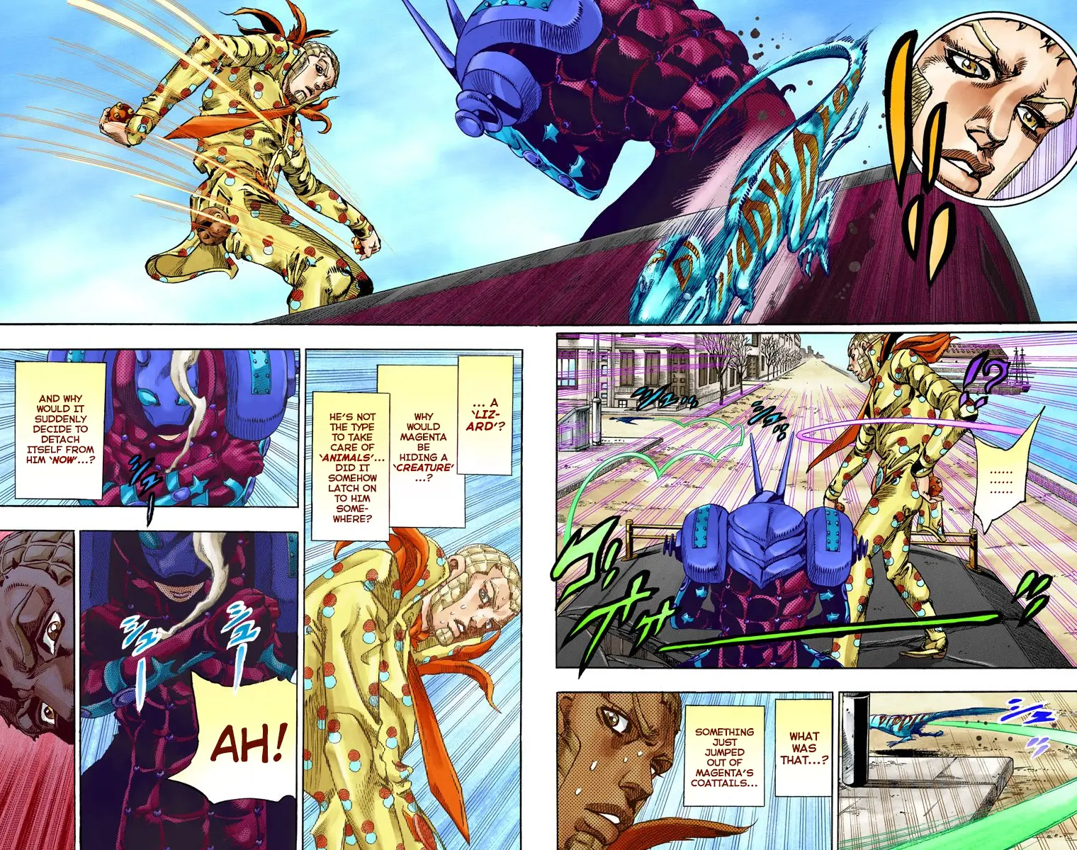 JoJo's Bizarre Adventure Steel Ball Run Colored Manga, chapter 62, page 35