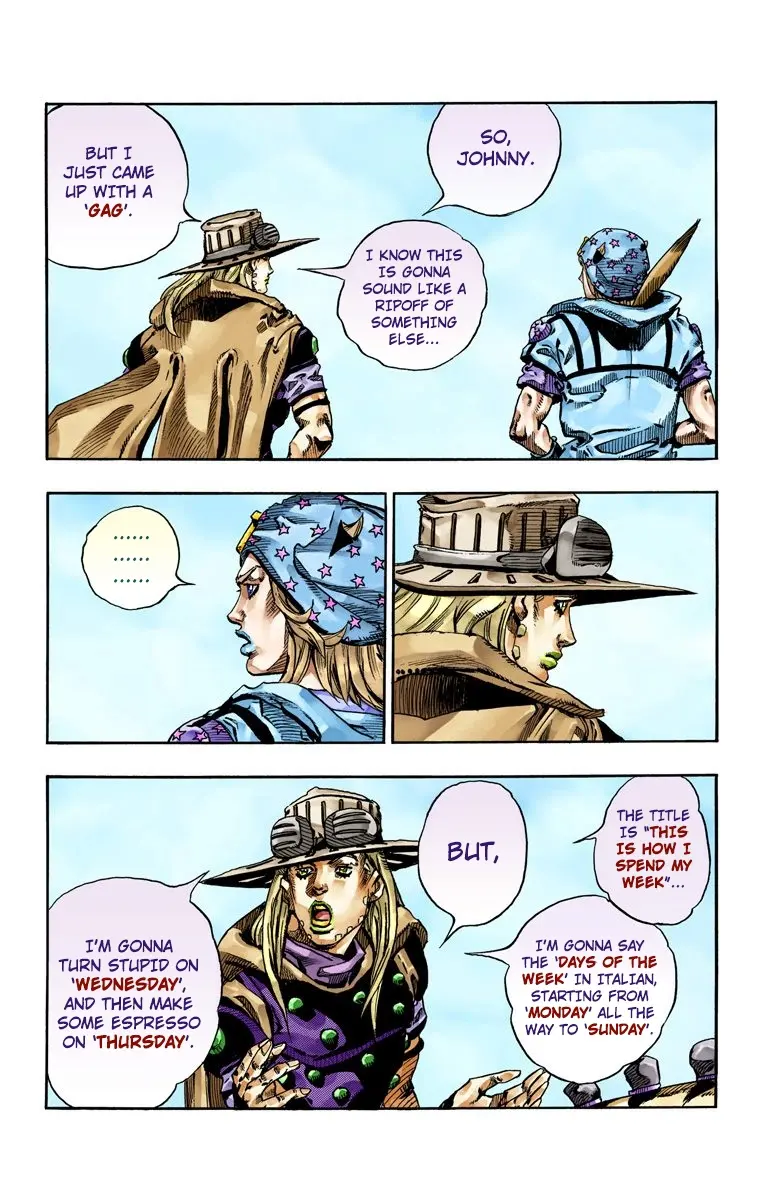 JoJo's Bizarre Adventure Steel Ball Run Colored Manga, chapter 63, page 3