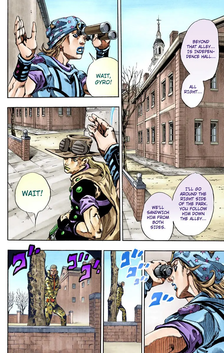 JoJo's Bizarre Adventure Steel Ball Run Colored Manga, chapter 64, page 12