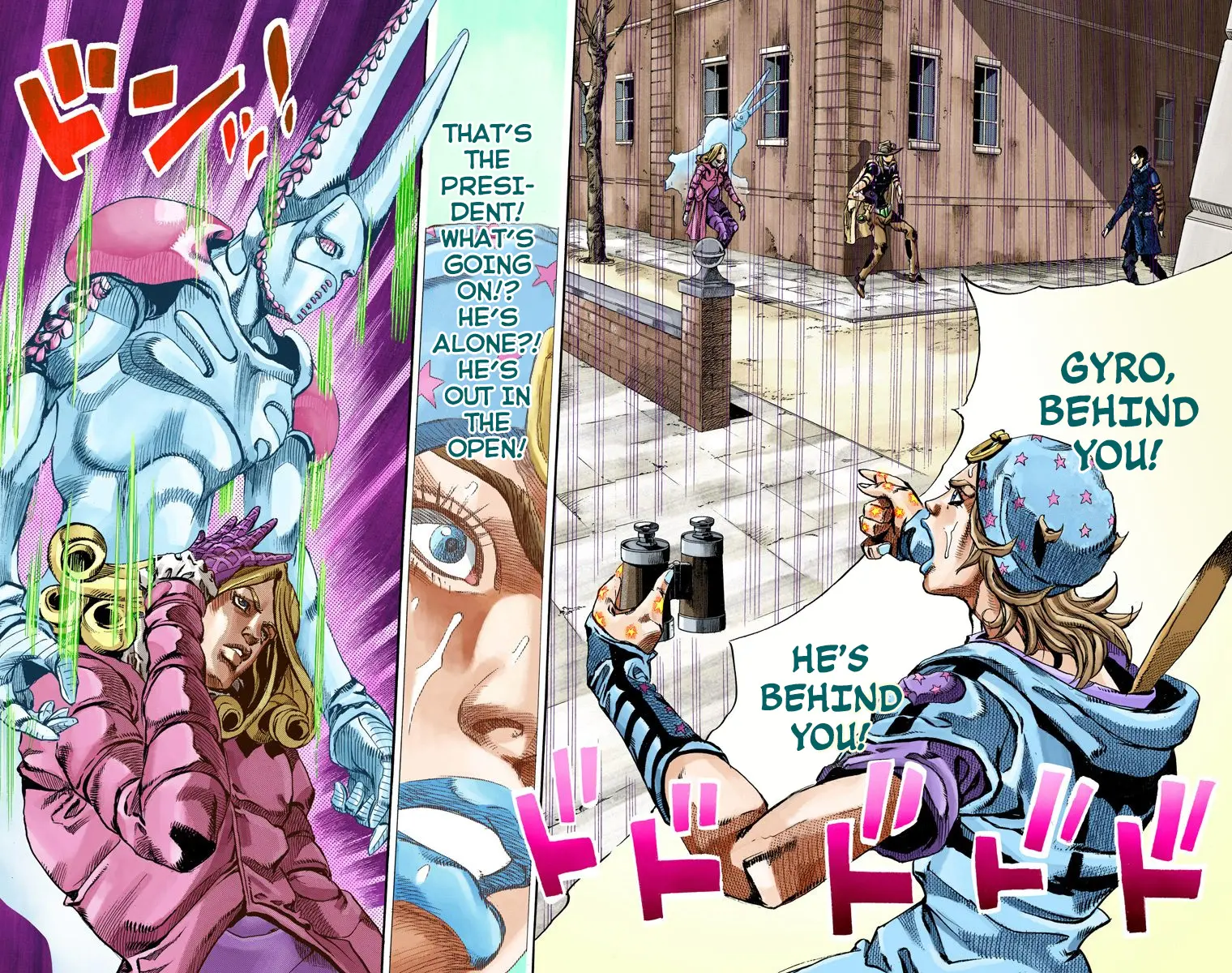 JoJo's Bizarre Adventure Steel Ball Run Colored Manga, chapter 64, page 23