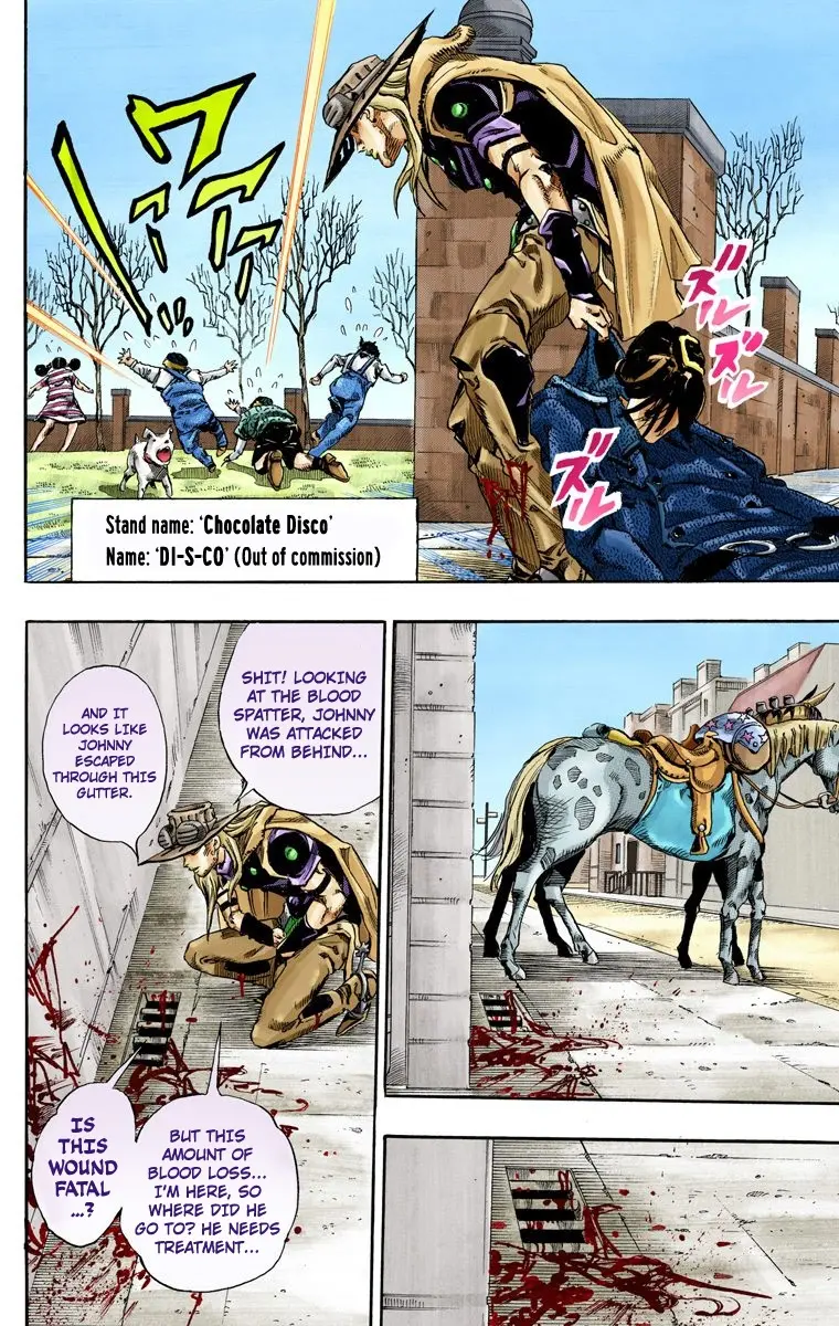 JoJo's Bizarre Adventure Steel Ball Run Colored Manga, chapter 66, page 21