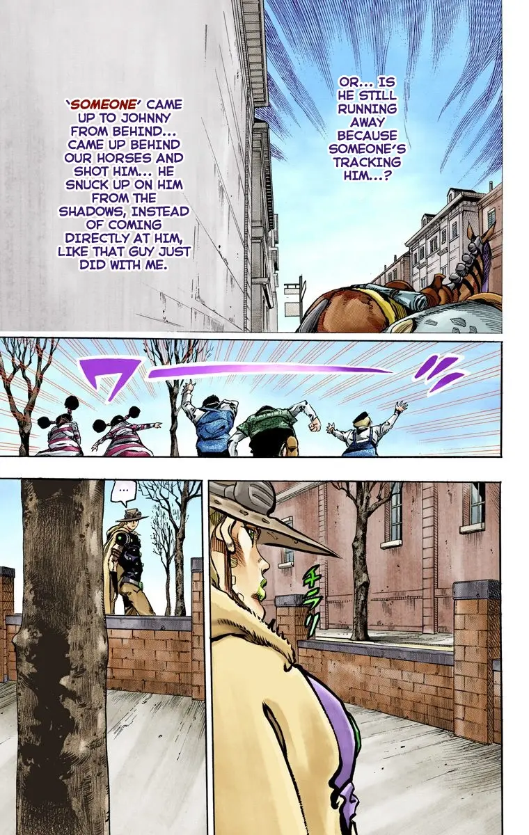 JoJo's Bizarre Adventure Steel Ball Run Colored Manga, chapter 66, page 22