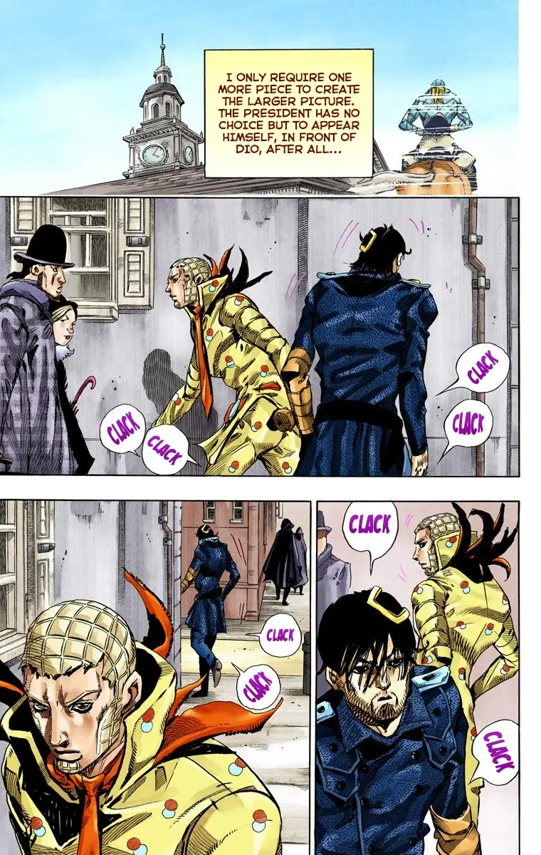 JoJo's Bizarre Adventure Steel Ball Run Colored Manga, chapter 67, page 21
