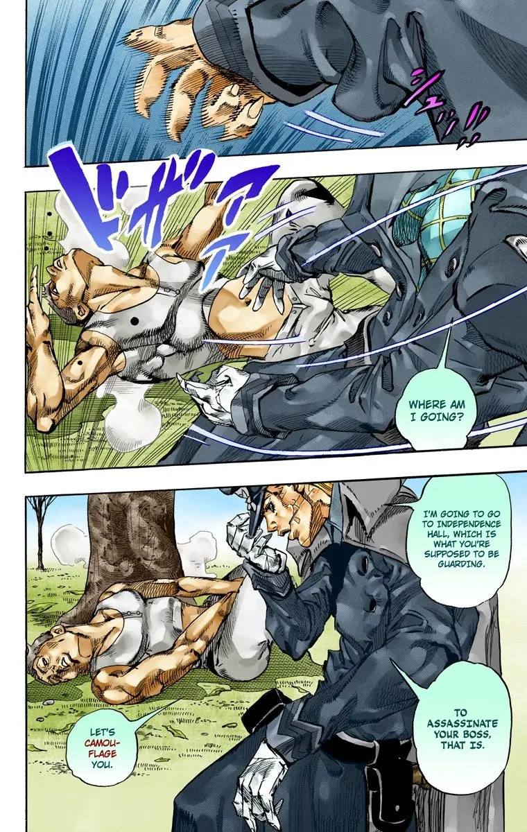 JoJo's Bizarre Adventure Steel Ball Run Colored Manga, chapter 67, page 43
