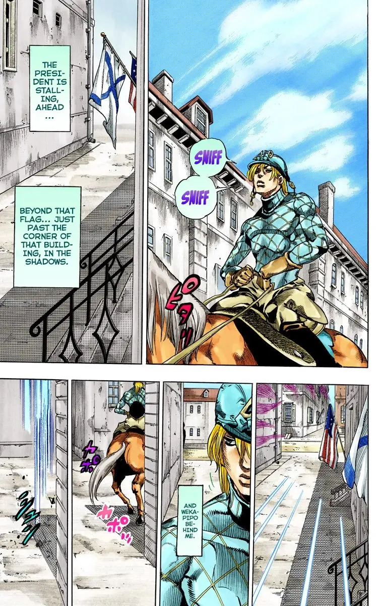 JoJo's Bizarre Adventure Steel Ball Run Colored Manga, chapter 68, page 10