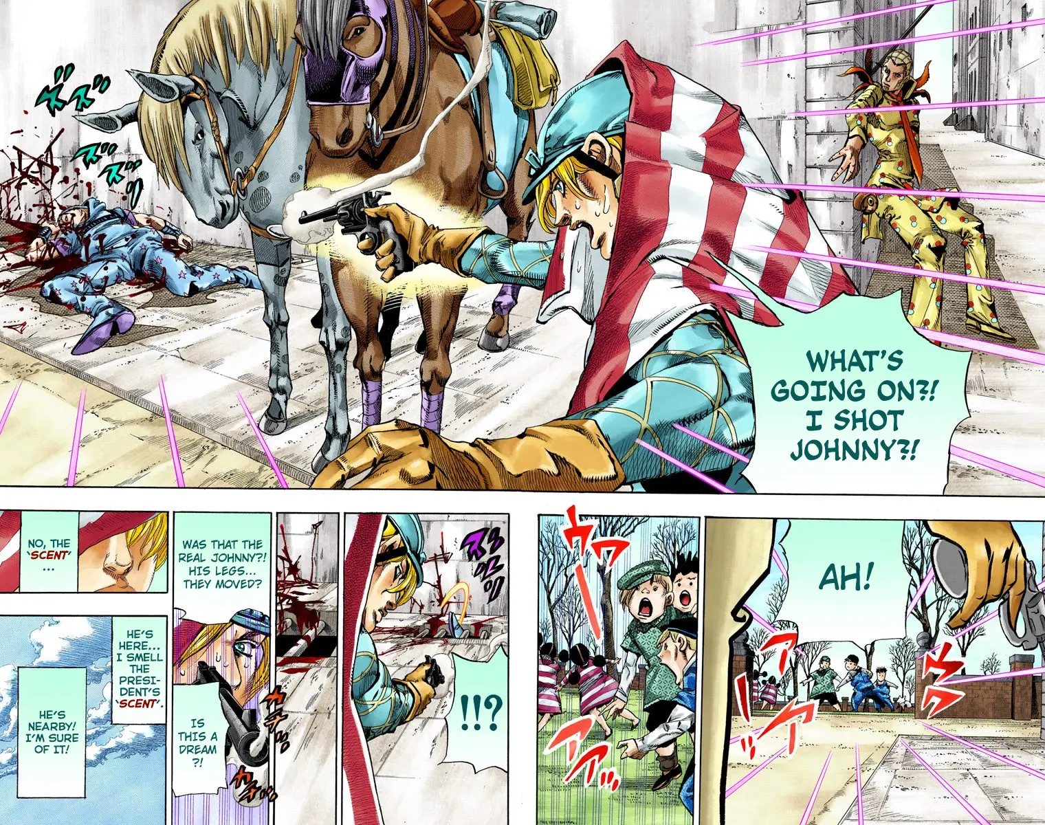 JoJo's Bizarre Adventure Steel Ball Run Colored Manga, chapter 68, page 20