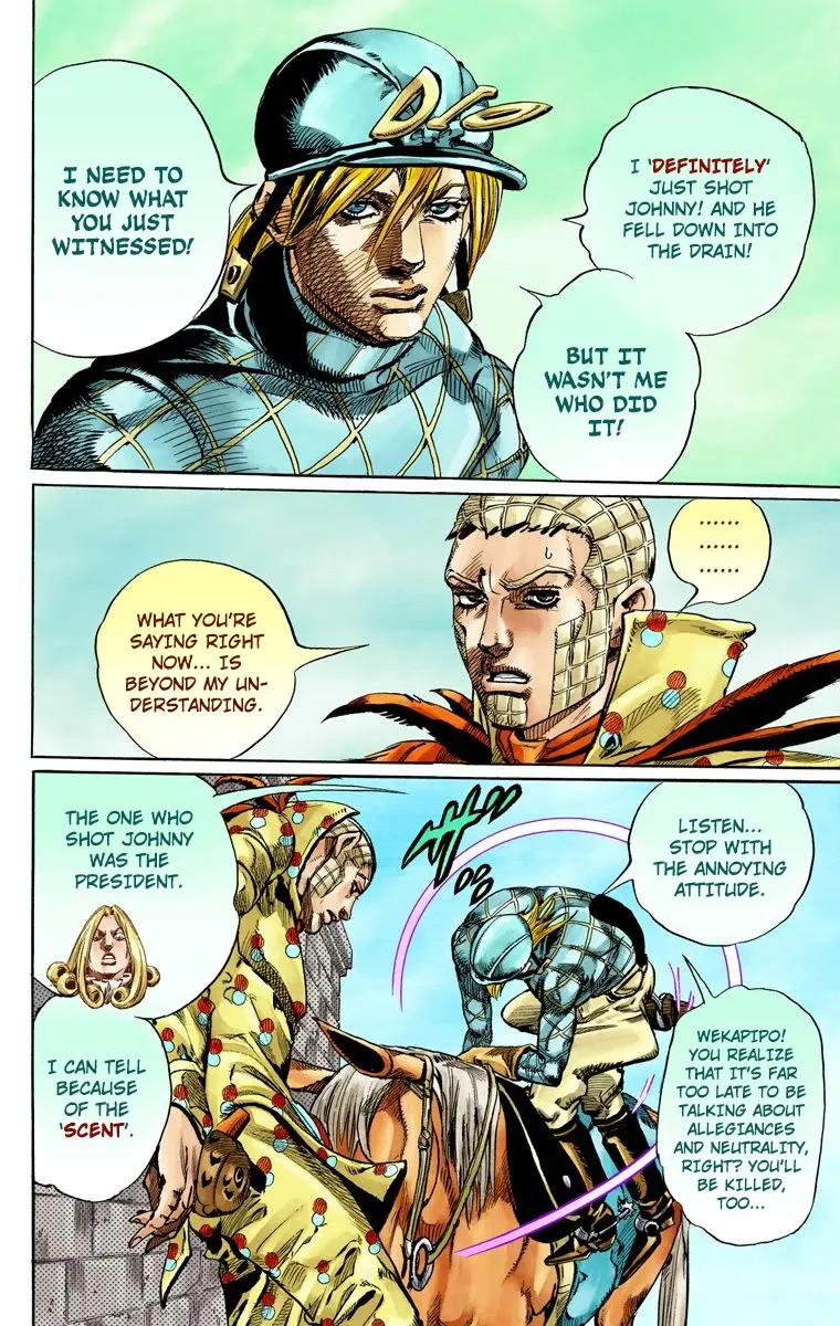 JoJo's Bizarre Adventure Steel Ball Run Colored Manga, chapter 68, page 25